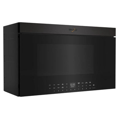 Air Fry Over- The-Range Oven With Flush Built-In Design - Black Stainless Finish