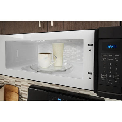 1.1 Cubic Feet Low Profile Microwave Hood Combination, 30" - Black