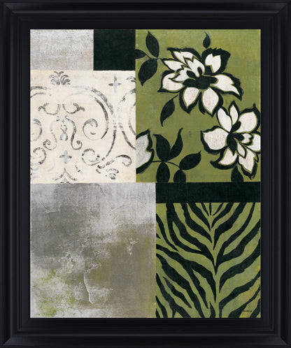 Verdant Mélange - 28" x 34" Framed Wall Art