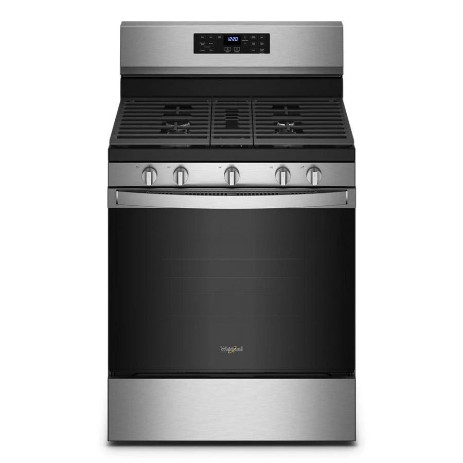 5.0 Cubic Feet Whirlpool Gas 5-in-1 Air Fry Oven - Fingerprint Resistant Stainless Steel