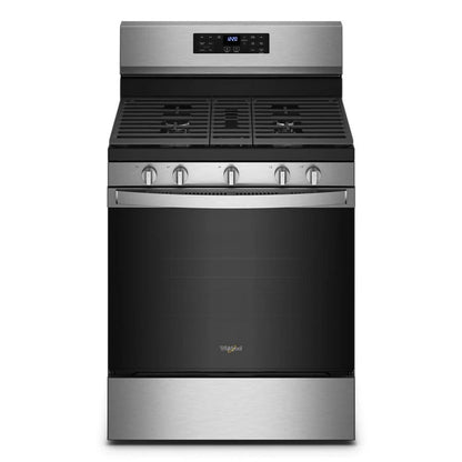 5.0 Cubic Feet Whirlpool Gas 5-in-1 Air Fry Oven - Fingerprint Resistant Stainless Steel