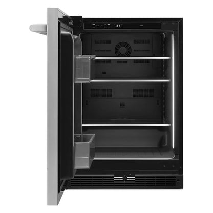 Rise 24" Under Counter Solid Door Refrigerator, Left Swing