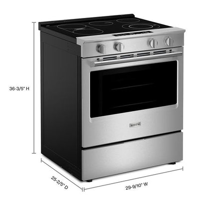 30" Wide Slide-In Electric Range With Grill Mode And No Preheat Air Fry - 5.3 Cu. Ft.
