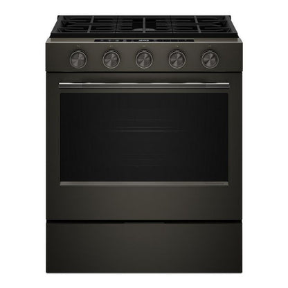 5.0 Cu. Ft. Smart Slide-In Gas Range With Convection Cooking Modes And 2-In-1 Burner - Black Ore