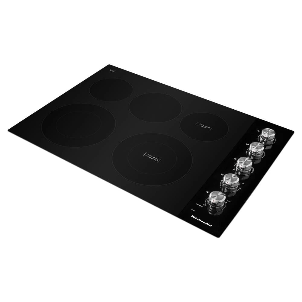 30" Electric Cooktop With 5 Elements And Knob Controls - Black