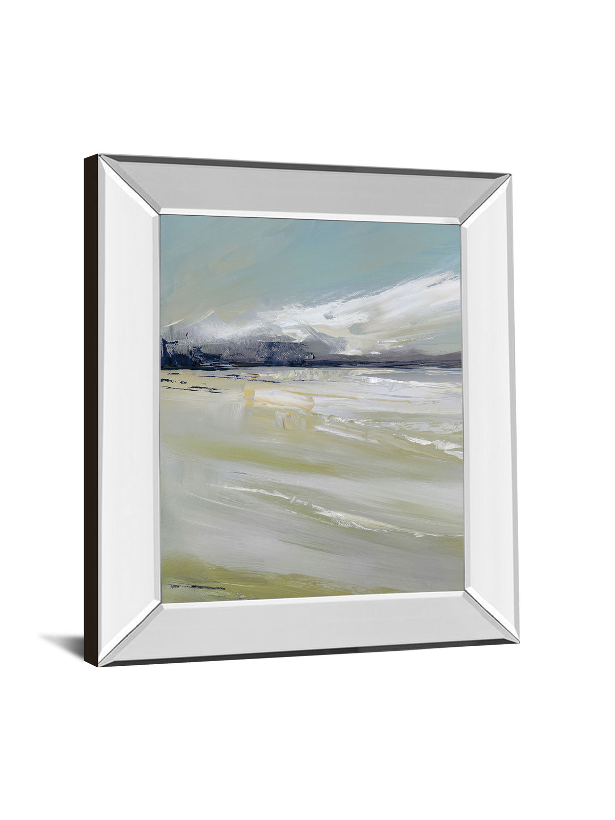 New Beginning By Fournier - Mirror Framed Print Wall Art - Gray