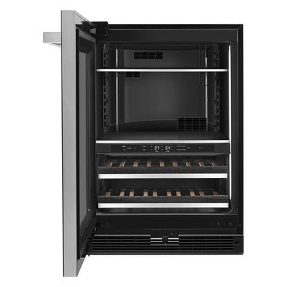 Noir 24" Built-In Undercounter Beverage Center - Left Swing
