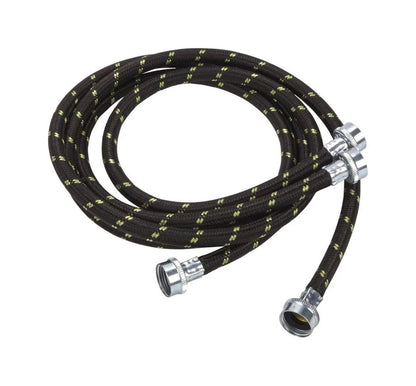 5' Length Washer Fill Hoses - Black