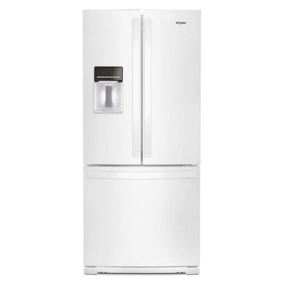 30" Wide French Door Refrigerator, 20 Cu. Ft. - White