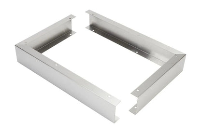 3" X 17 1/4" X 11" Over-The-Range Microwave Trim Kit With Stainless Steel Trim Pieces, Mounting Hardware, & Instructions - Stainless Steel