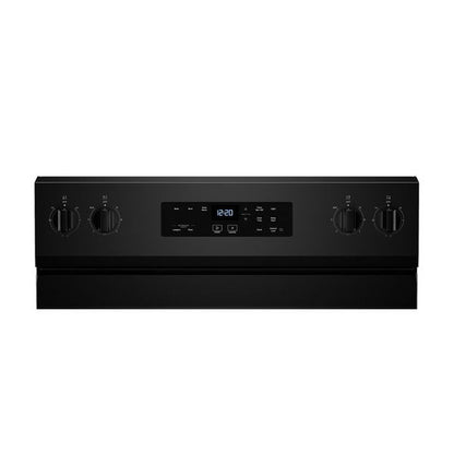 30" Electric Range With No Preheat Mode - Black
