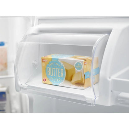 Amana Top-Freezer Refrigerator With Glass Shelves - Black