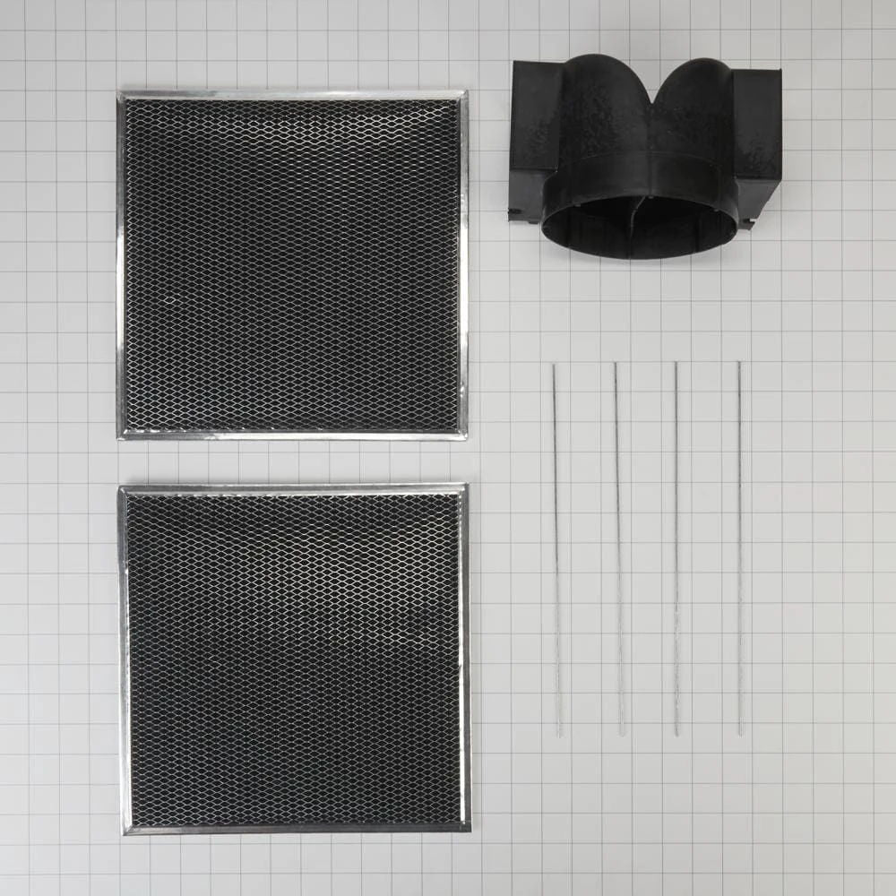 Range Hood Wall Canopy Recirculation Kit For Models Wvw73Uc0Ls And Wvw53Uc0Ls - Black