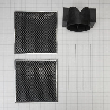 Range Hood Wall Canopy Recirculation Kit For Models Wvw73Uc0Ls And Wvw53Uc0Ls - Black
