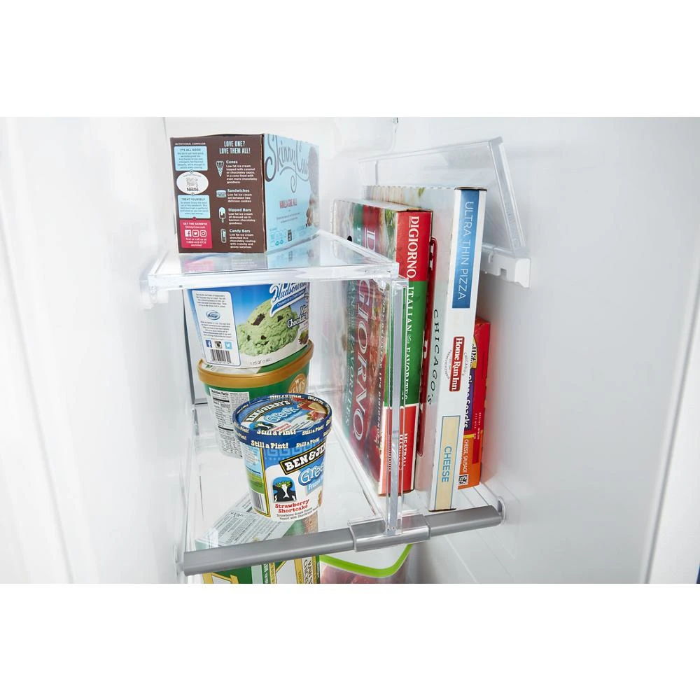 36" Wide Side-By-Side Refrigerator, 25 Cubic Feet - Fingerprint-Resistant Stainless