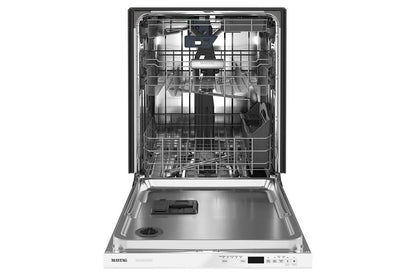 Front Control Dishwasher With Third Level Rack And Dual Power Filtration - White