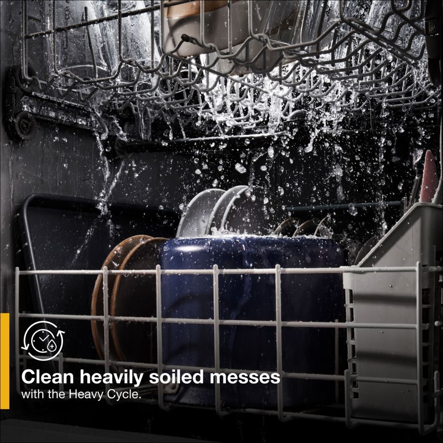 Quiet Dishwasher With Heated Dry And Factory-Installed Power Cord - Stainless Steel