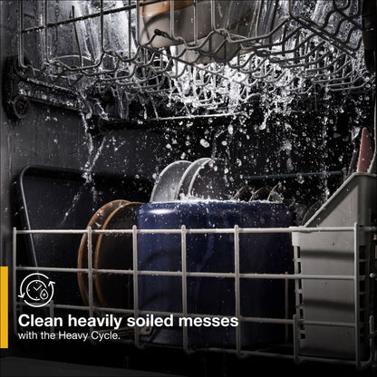 Quiet Dishwasher With Heated Dry And Factory-Installed Power Cord - Stainless Steel