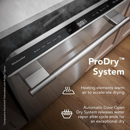 KitchenAid Third Level Jet Rack Dishwasher With 40+ Total Wash Jets 41 dBA - PrintShield Stainless