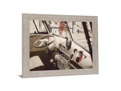 Retro Roadway Charm - 28" x 34" Framed Wall Art