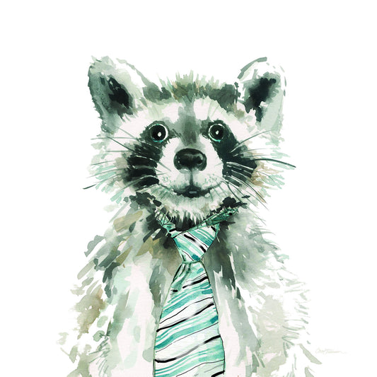 Gallery Wrapped Giclee On Canvas Funny Pet In Tie 24 X 24