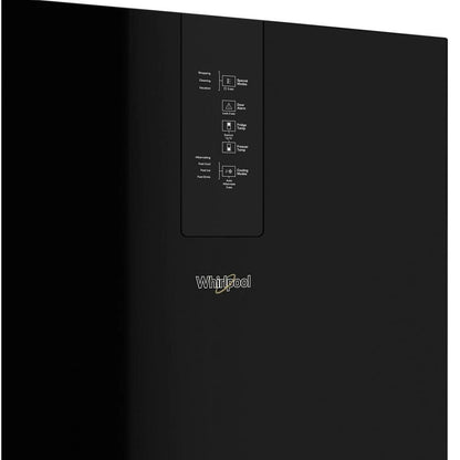 24" Wide Garage-Ready Bottom-Freezer Refrigerator, 12.9 Cubic Feet - Black