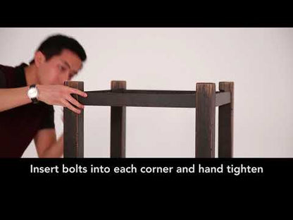 Carynhurst - Rectangular End Table - White Wash Gray